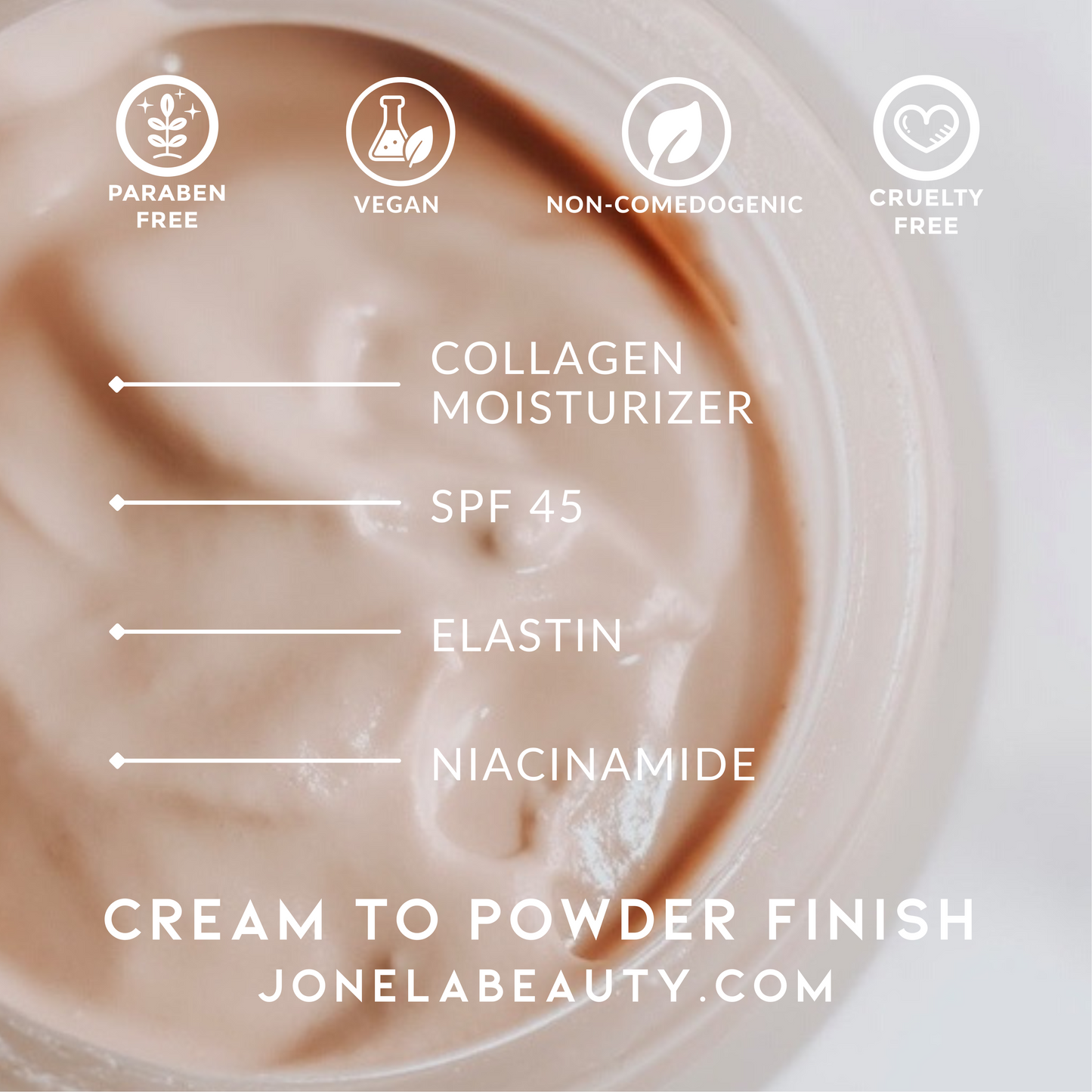 CREAM TO POWDER FINISH
